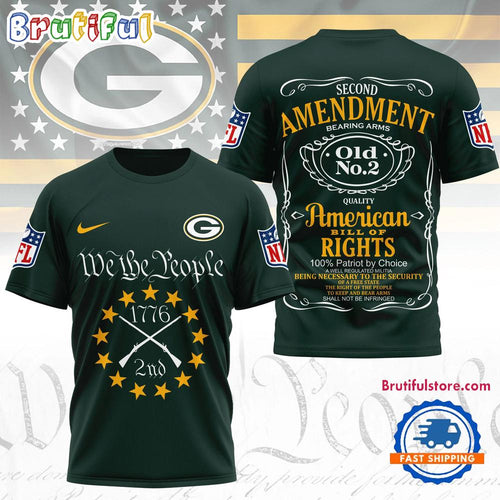 Green Bay Packers NFL Second Amendment Limited Edition 3D Shirt