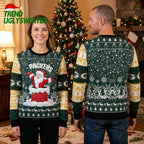 Green Bay Packers Santa Claus Chimney Ugly Christmas Sweater