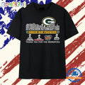 Green Bay Packers Super Bowl Champions Skyline Signatures T Shirt