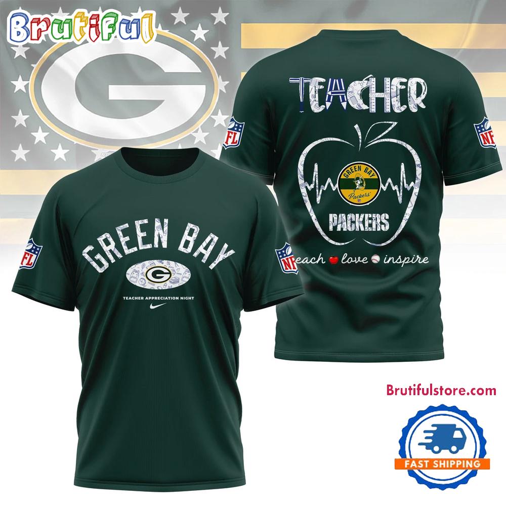 Green Bay Packers Teacher Appreciation Night 2025 Limited T Shirt