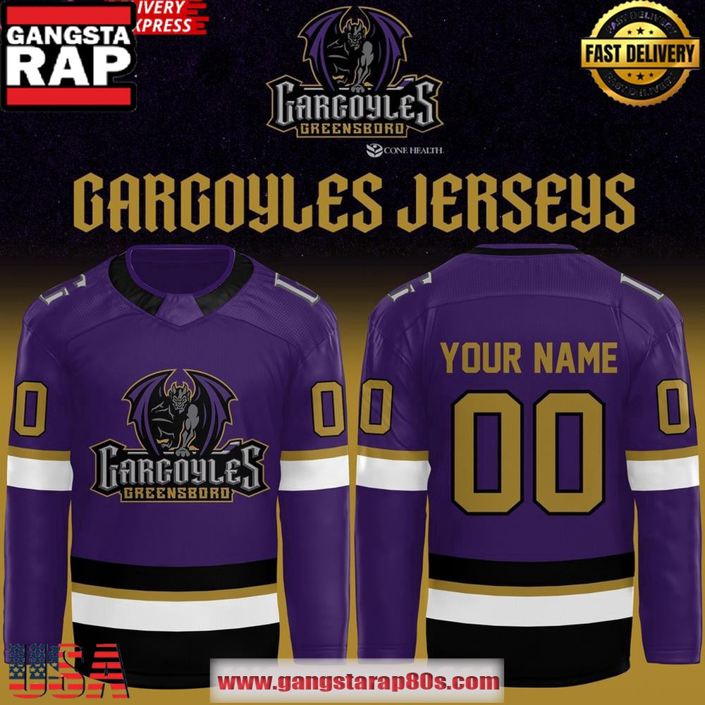 Greensboro Gargoyles Official Replica Special Edition Custom Hockey Jersey