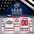 Greenville Swamp Rabbits Law Enforcement 2026 Night Hockey Jersey