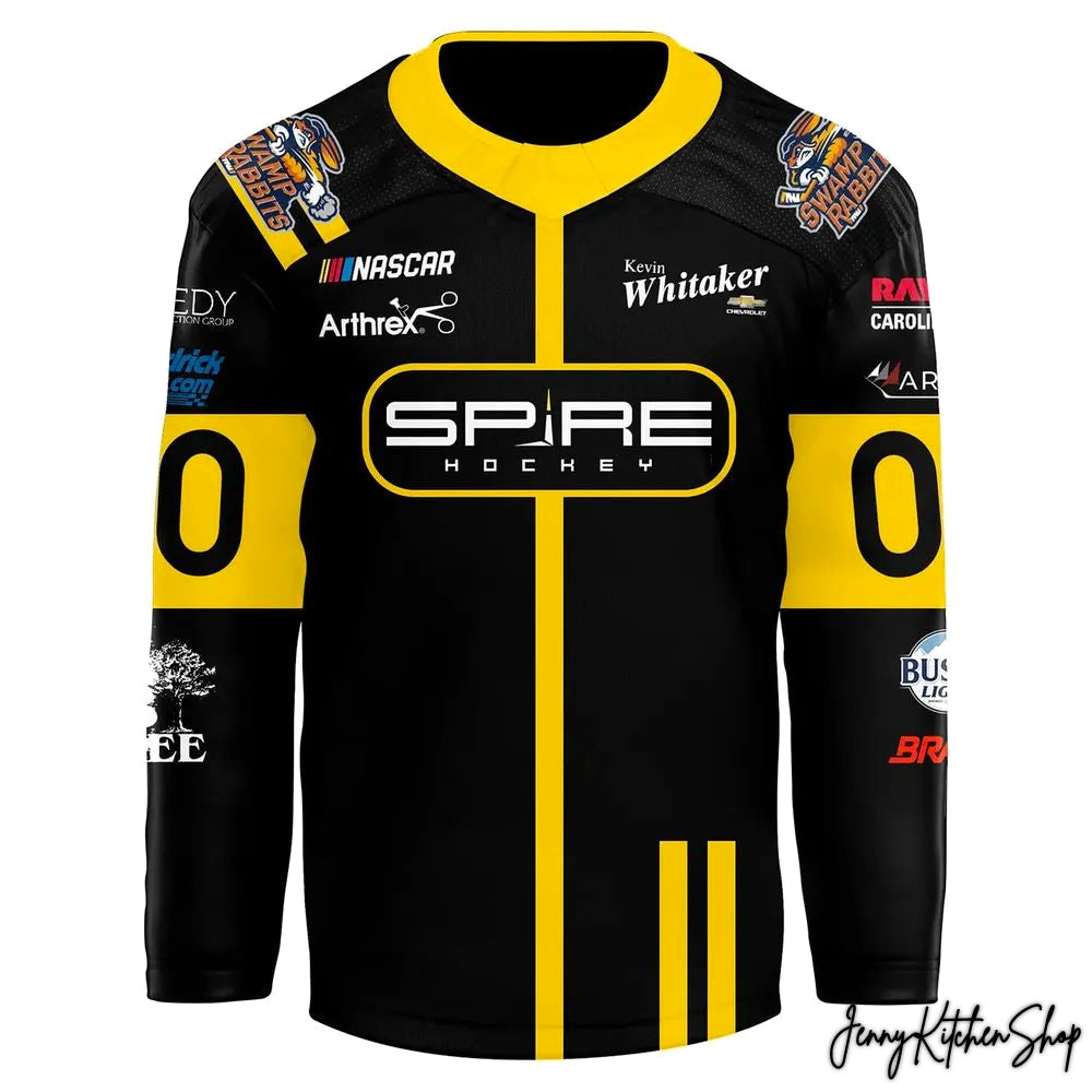 Greenville Swamp Rabbits NASCAR Night 2026 Custom Hockey Jersey