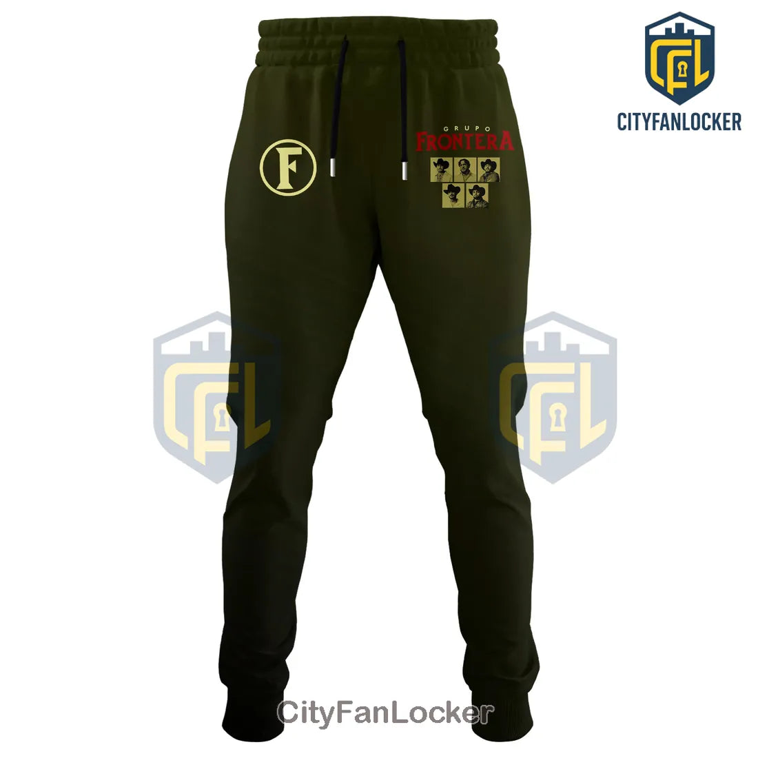 Grupo Frontera Triste Pero Bien Cabron Tour 2026 Olive Green Hoodie