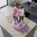 GTA VI x Sasuke x Sakura Premium Acrylic Plaque
