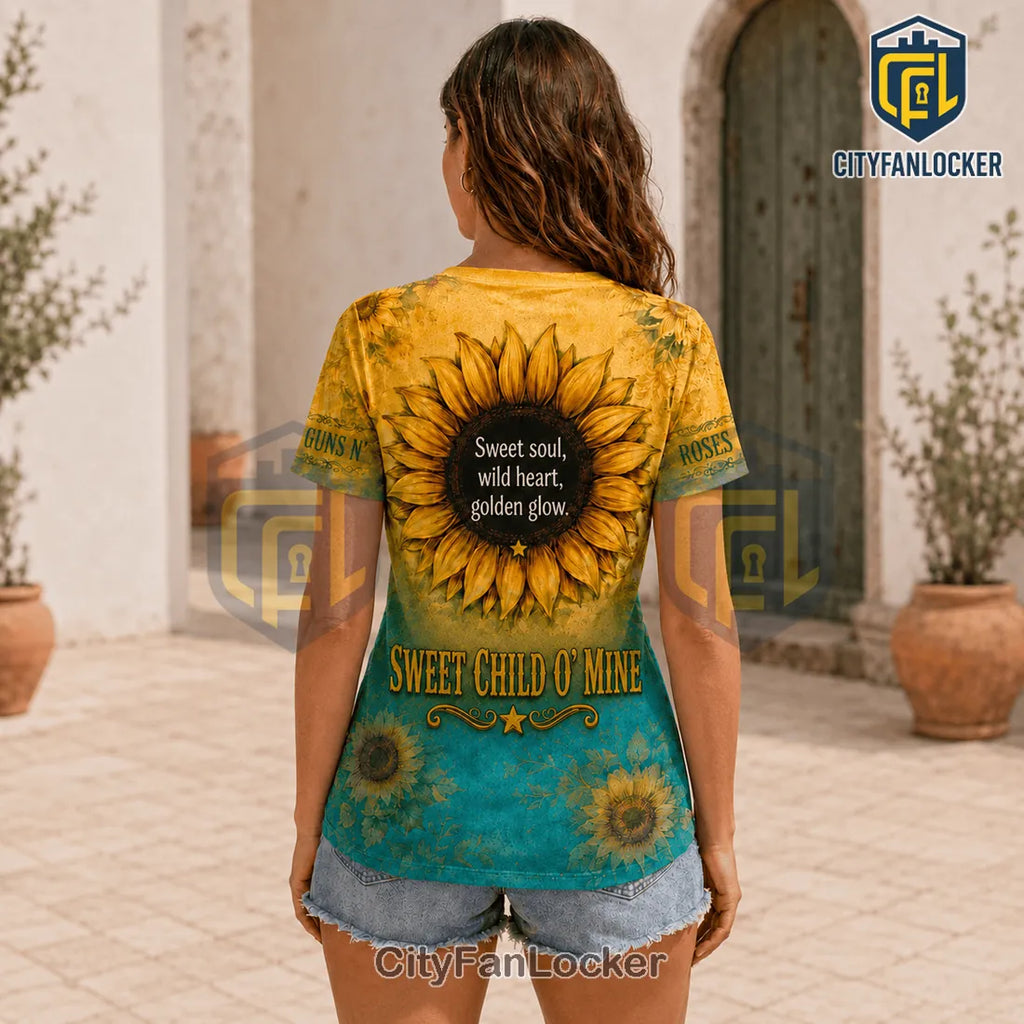 Guns N’ Roses Sweet Child O’ Mine Sunflower T-Shirt
