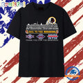 Hail To The Redskins Super Bowl Champions Skyline Signatures T Shirt