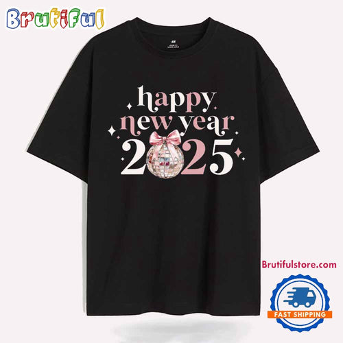 Happy New Year 2025 Shirt, New Year Eve 2025 Tshirt, 2025 Disco Ball T Shirt