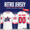 Hartford Wolf Pack 2026 Retro Night Hockey Jersey