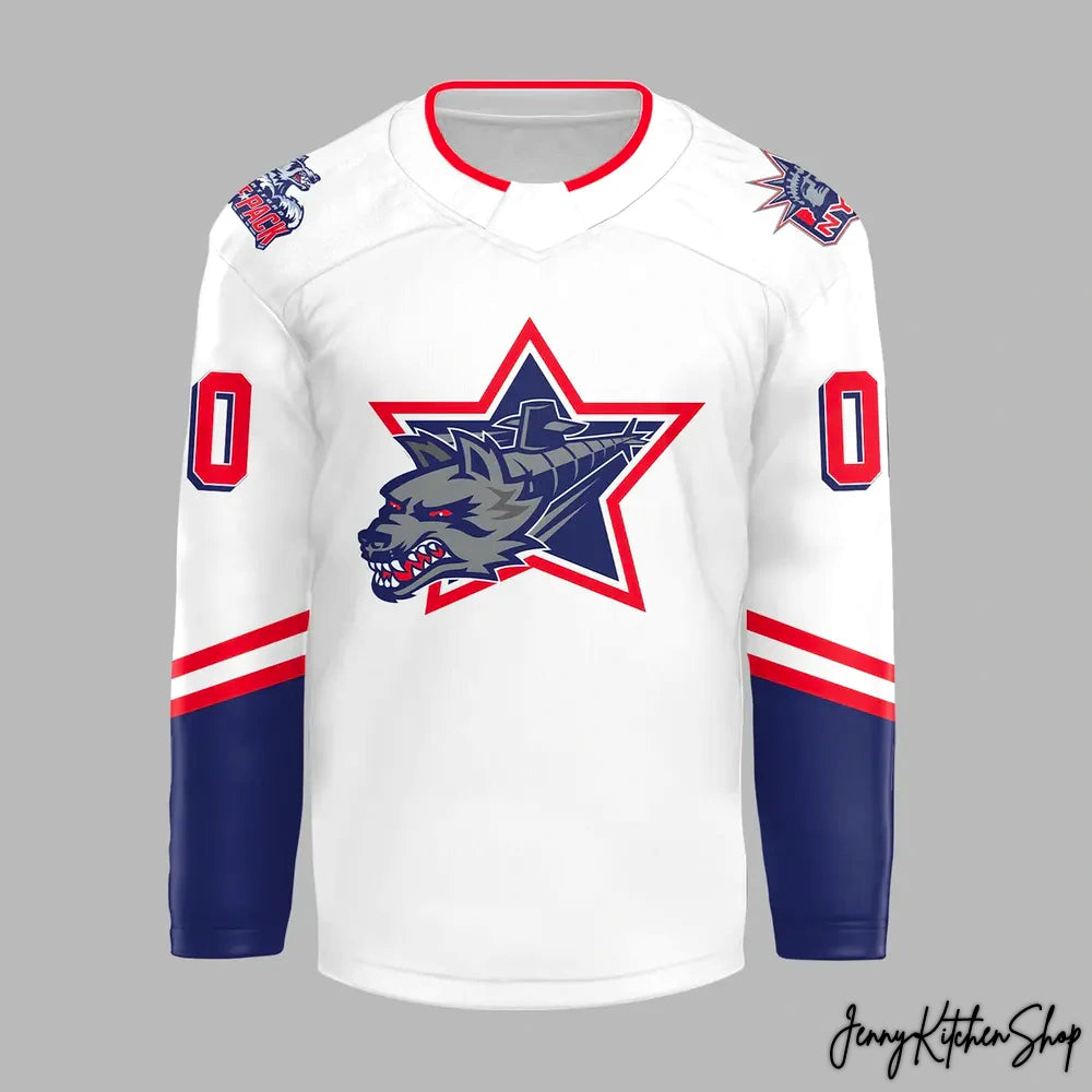 Hartford Wolf Pack 2026 Retro Night Hockey Jersey