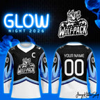 Hartford Wolf Pack Glow Night 2026 Special Edition Hockey Jersey