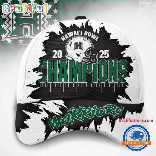 Hawai Rainbow Warriors NCAA 2025 Hawai Bowl Champions Classic Cap