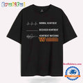 Heartbeat Watching Washington Commanders 2025 T Shirt