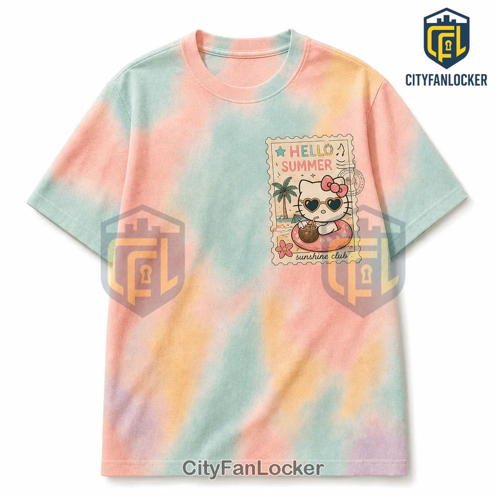 Hello Kitty Sun & Chill Tie Dye T-Shirt