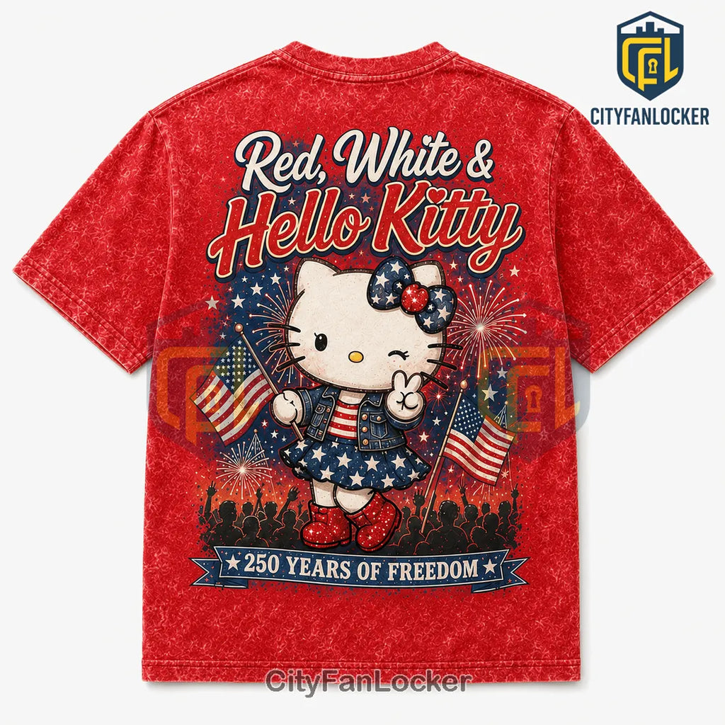 Hello Kitty x America 250 Independence Day Limited Graphic T-Shirt