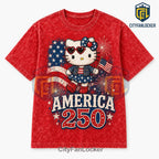 Hello Kitty x America 250 Independence Day Limited Graphic T-Shirt