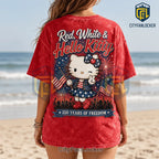 Hello Kitty x America 250 Independence Day Limited Graphic T-Shirt