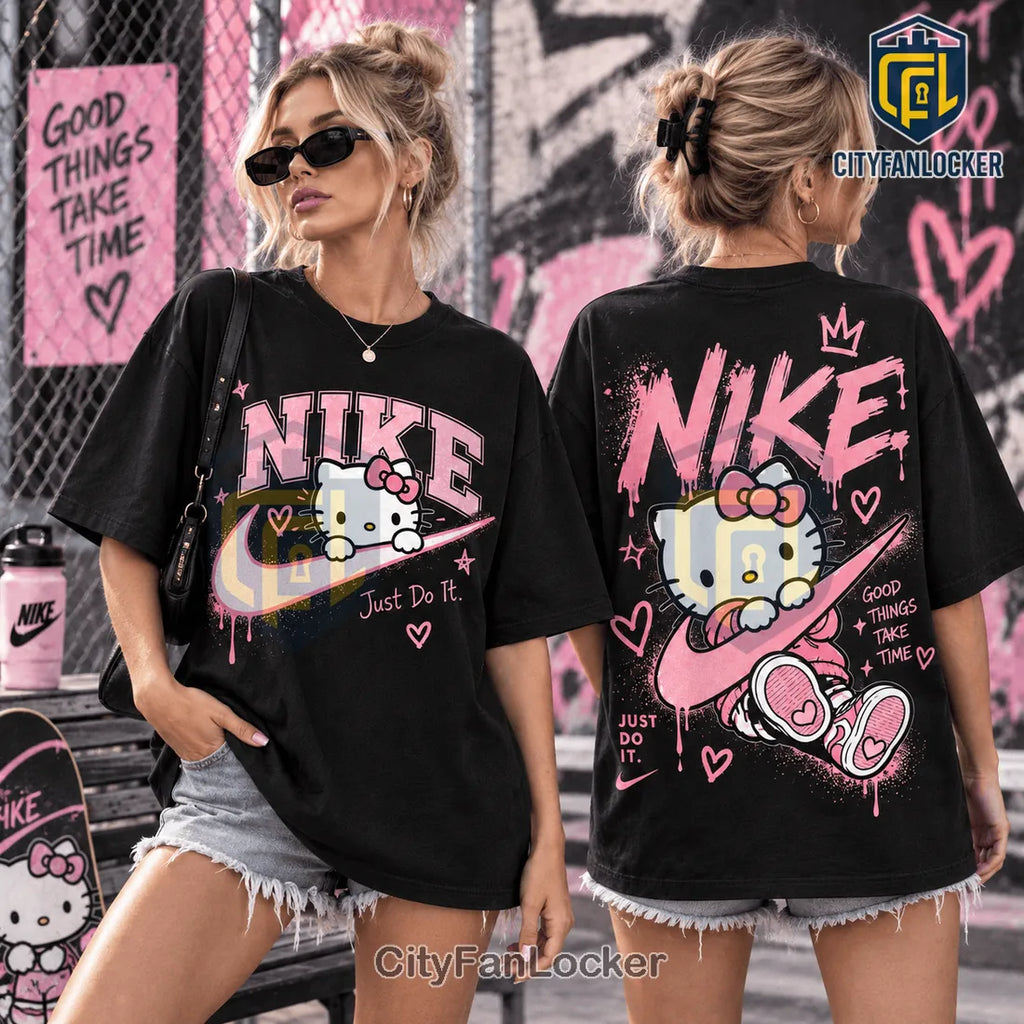 Hello Kitty x Nike Black T-Shirt
