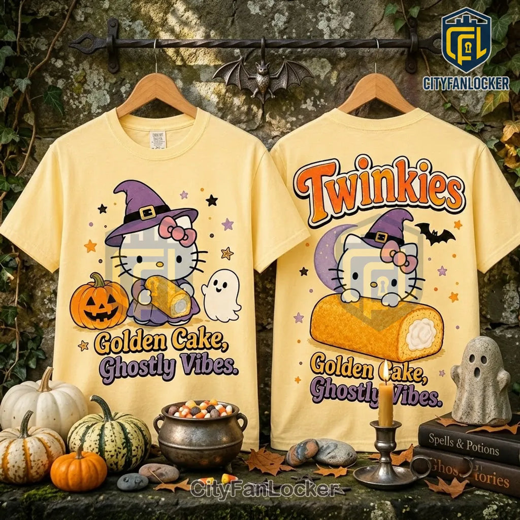 Hello Kitty x Twinkies Yellow Halloween T-Shirt