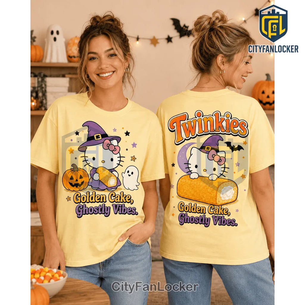 Hello Kitty x Twinkies Yellow Halloween T-Shirt