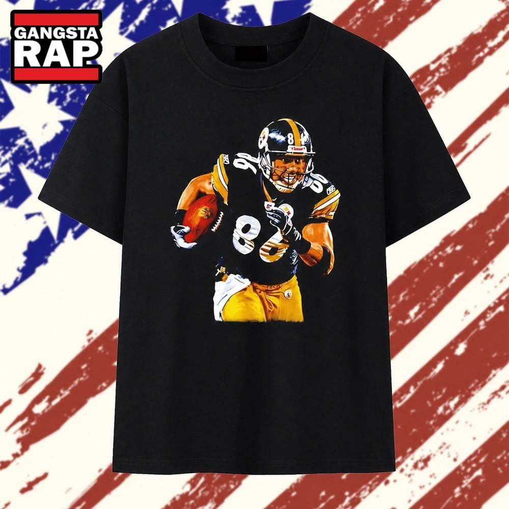 Hines Ward Pittsburgh Steelers 86 Signature T Shirt