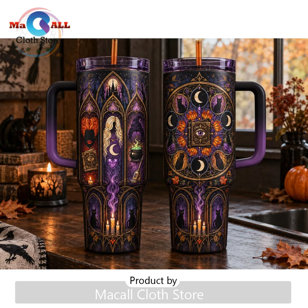 Hocus Pocus Gothic Witch 40oz Travel Tumbler