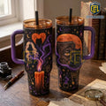 Hocus Pocus Witch Spell Book 40oz Travel Tumbler