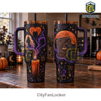 Hocus Pocus Witch Spell Book 40oz Travel Tumbler