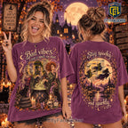 Hocus Pocus Witchy Vibes Purple T-Shirt