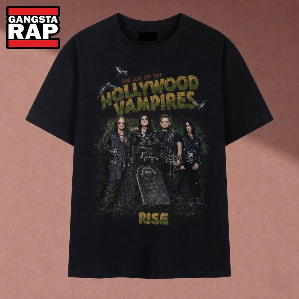 Hollywood Vampires The Air Of The Hollywood Vampires Rise T Shirt, Music 2D Shirt