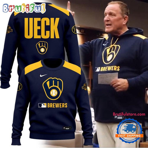 Honoring The Legend Milwaukee Brewers Icon & Baseball Hall of Famer Bob Uecker Limited Edition Sweatshirt