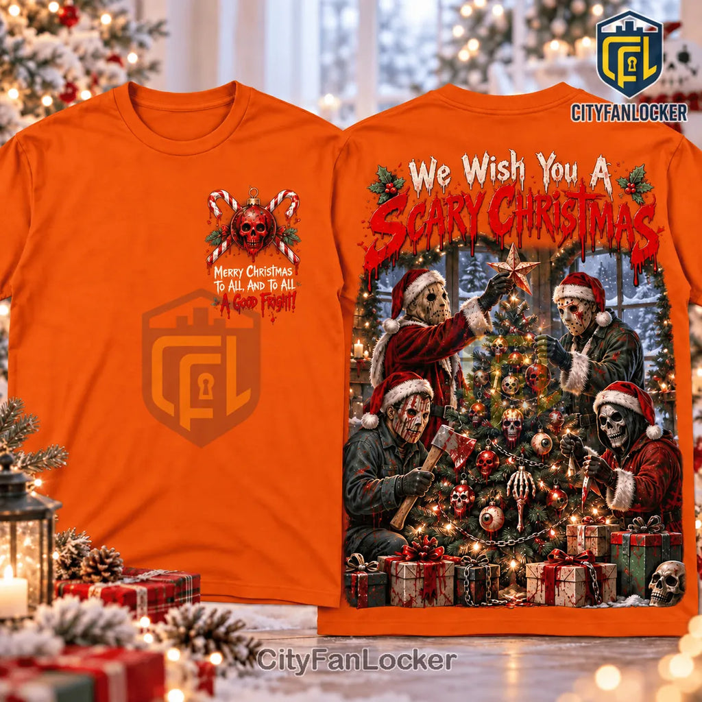 Horror Christmas Characters Scary Shirt
