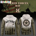 Houston Astros 2025 Armed Forces Day Hoodie T-Shirt