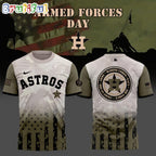 Houston Astros 2025 Armed Forces Day Hoodie T-Shirt