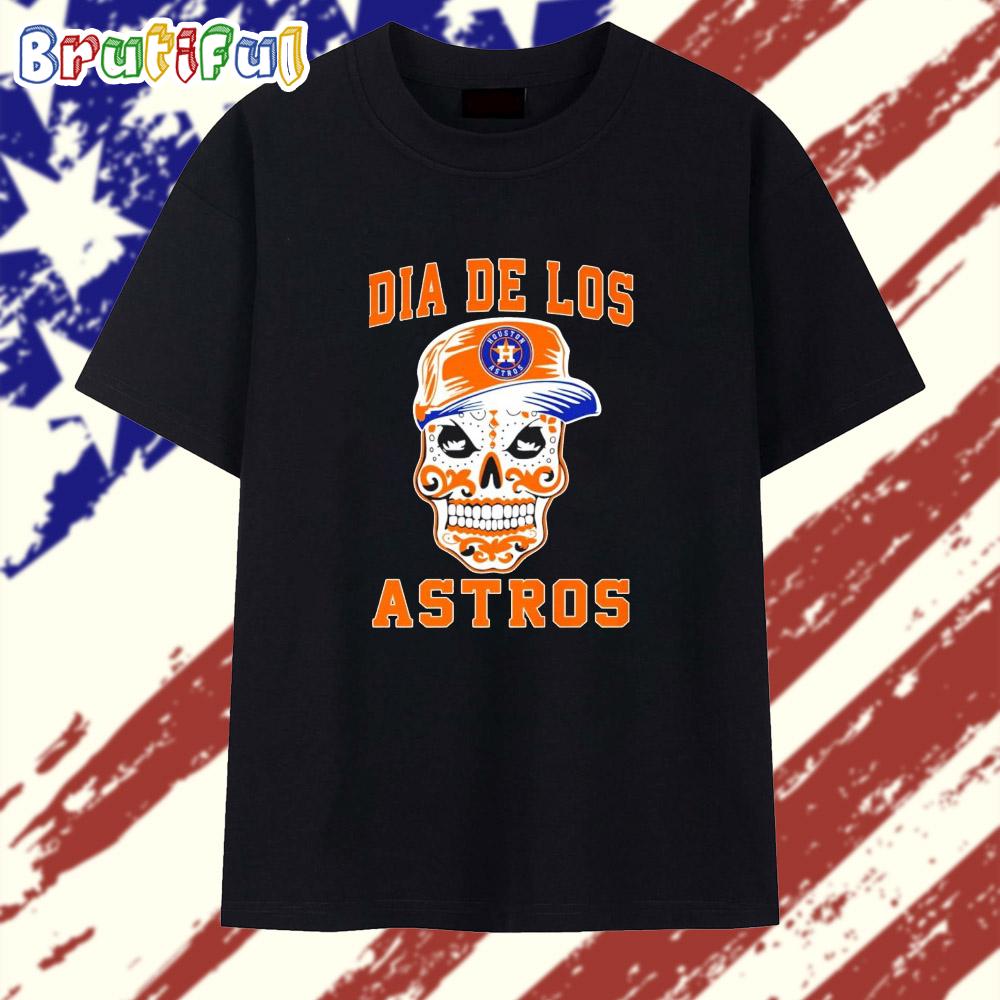 Houston Astros Sugar Skull Dia De Los Astros T Shirt