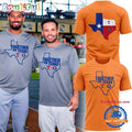 Houston Astros Together for Texas 2025 Orange 3D Shirt