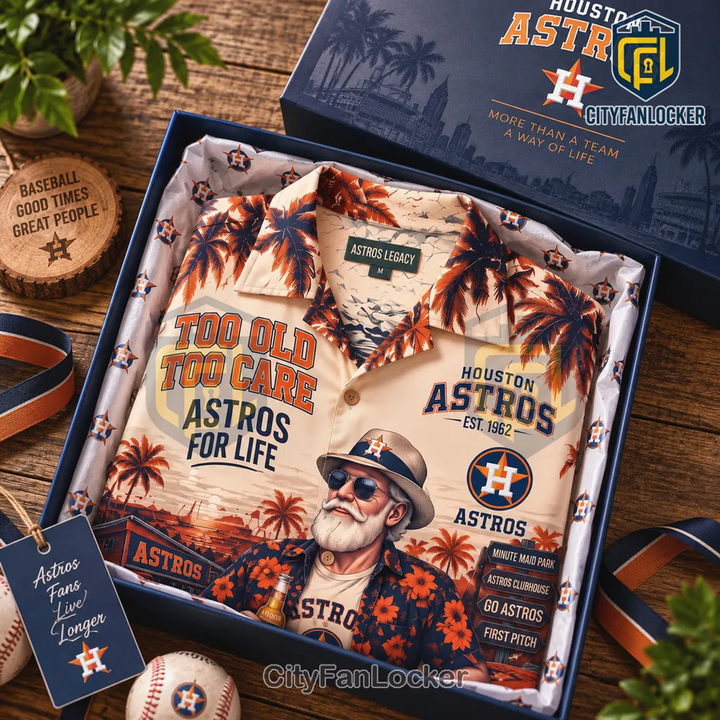 Houston Astros Too Old Too Care Hawaiian Shirt