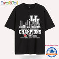 Houston Cougars 2025 Big 12 Conference Champions Player Name T Shirt