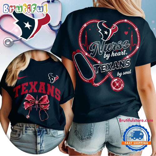 Houston Texans 2026 NFL Nurse By Heart Unisex 3D Shirt