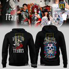 Houston Texans Dia De Los Muertos Black Hoodie