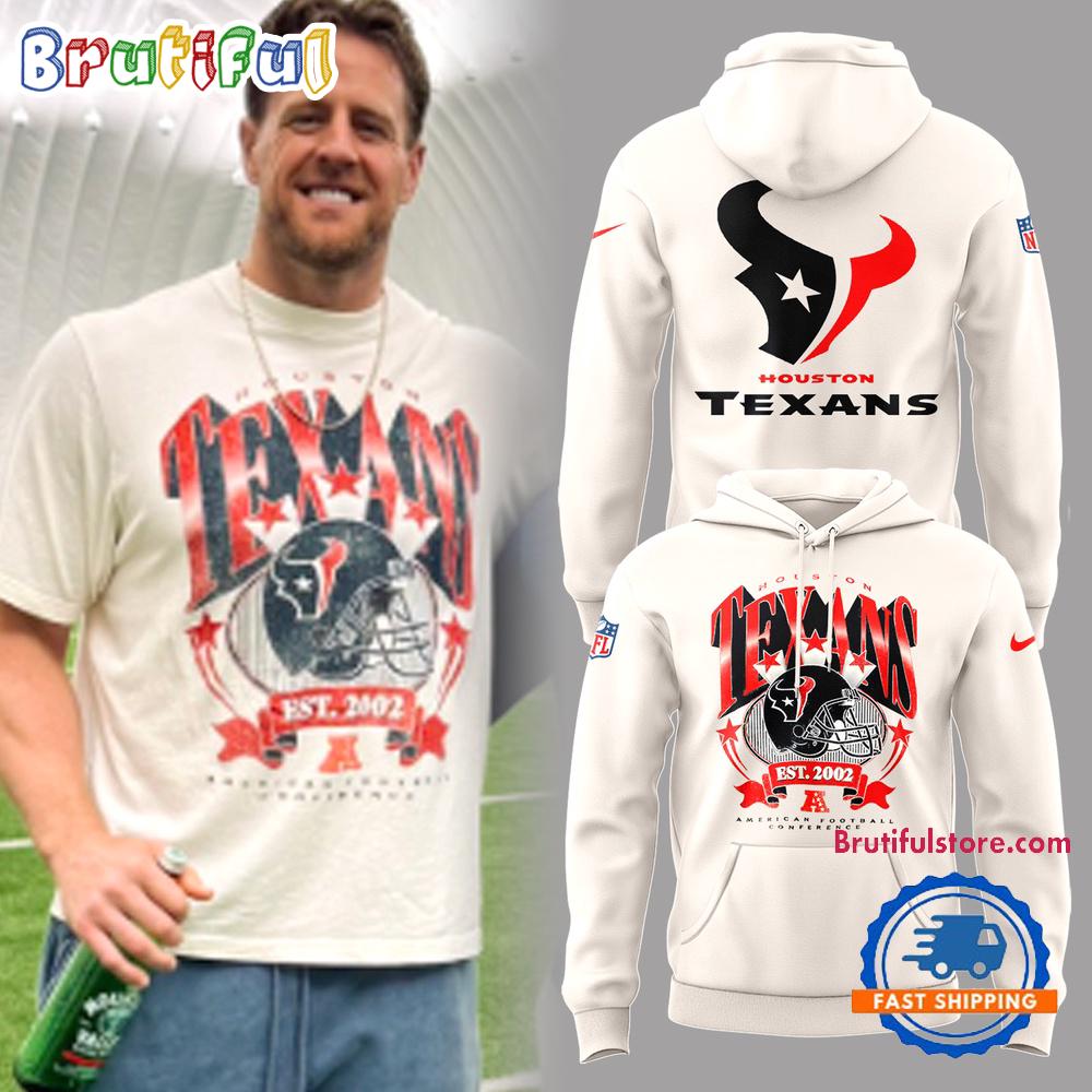 Houston Texans Est 2002 American Football Confrrence Hoodie Shirt