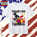 Houston Texans Football Autumn Fall Pumpkin Graphic T Shirt