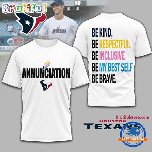 Houston Texans NFL Annunciation 2025 Unisex 3D Shirt