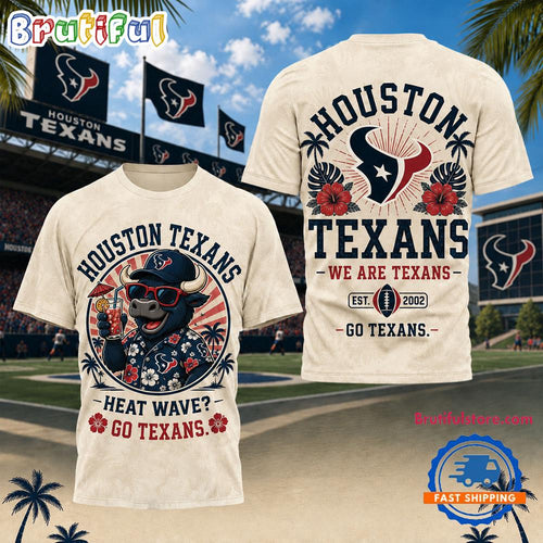 Houston Texans NFL Beach Vibes Summer Limited Edition 3D Shirt