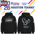 Houston Texans NFL Crucial Catch 2026 Limited Edition Black Hoodie Shirt, Football New Design Shirt