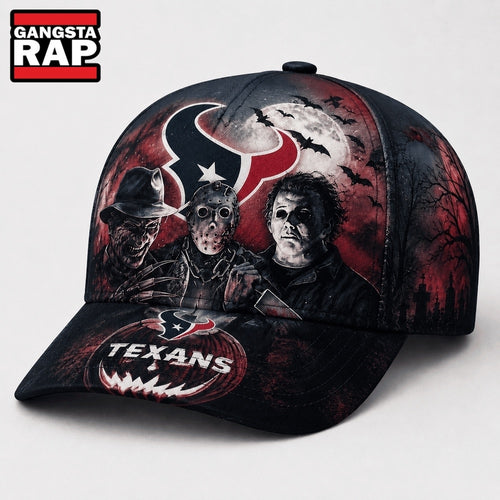 Houston Texans NFL Horror Night Halloween 2026 Design Classic Cap