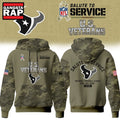 Houston Texans NFL US Veterans Salute To Service 2026 Hoodie Shirt, Football New Design Shirt
