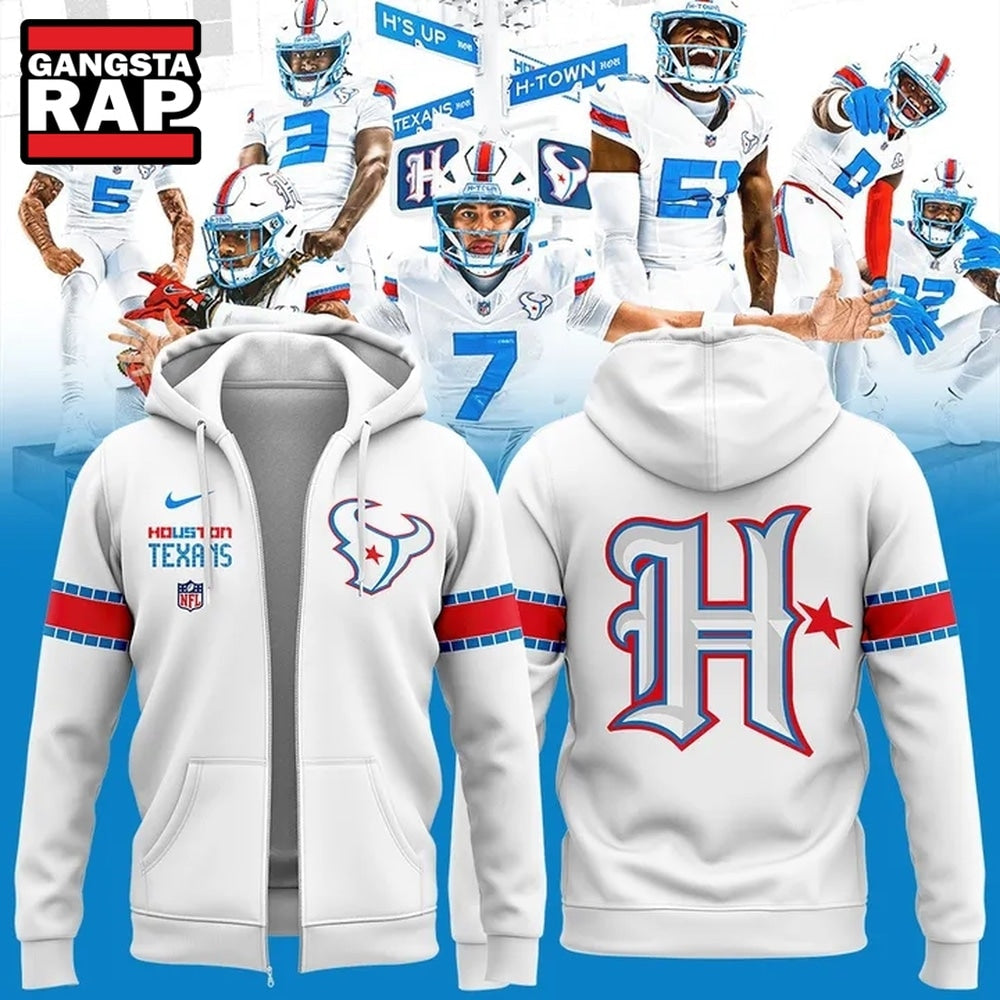 Houston Texans Rivalries By the H For the H 2026 Zip Hoodie