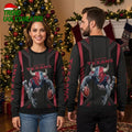 Houston Texans Rushing Bull Football Player Black Sweatshirt