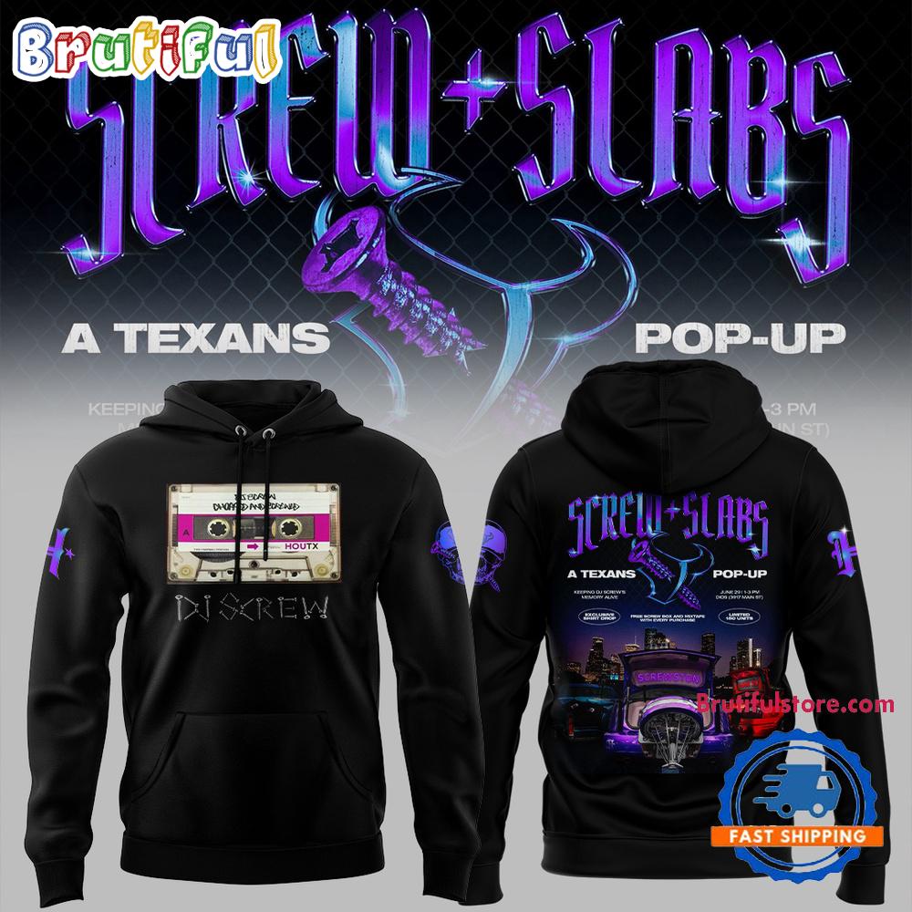 Houston Texans x DJ Screw 2025 Limited 3D Hoodie